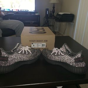 Yeezy black reflective